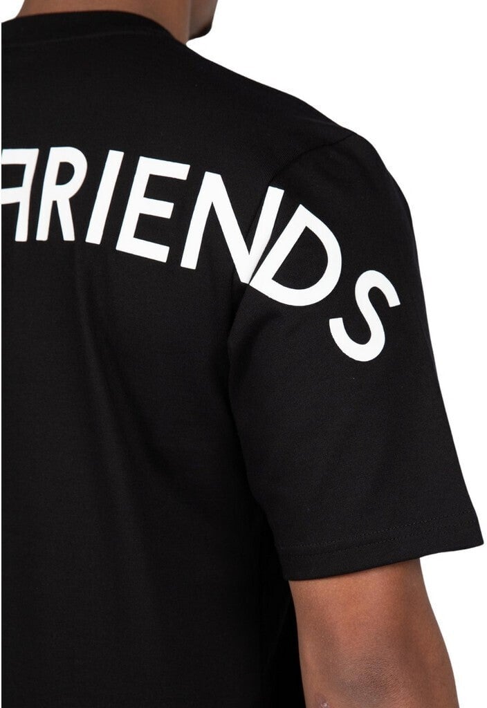 Wrong Friends NAAS T-SHIRT - BLACK Zwart