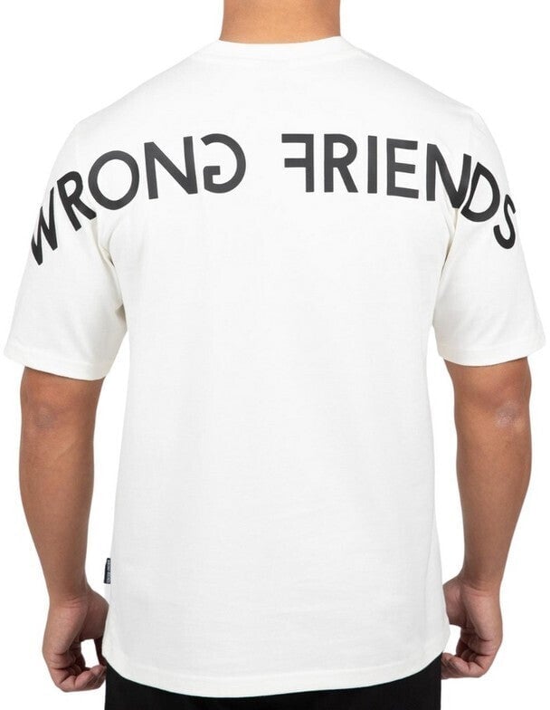 Wrong Friends NAAS T-SHIRT - COCONUT WHITE Wit