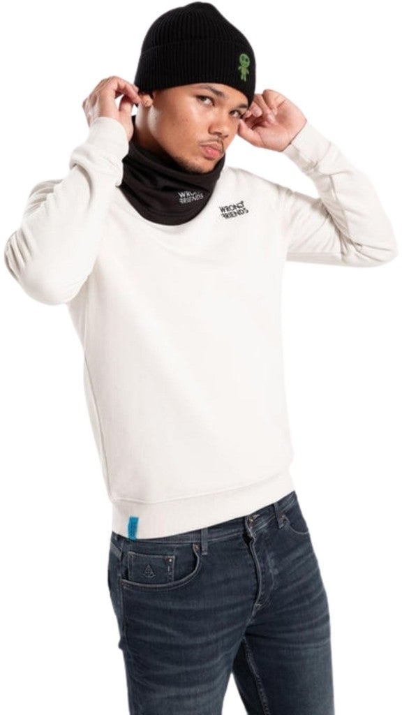 Wrong Friends NECK WARMER - BLACK Zwart
