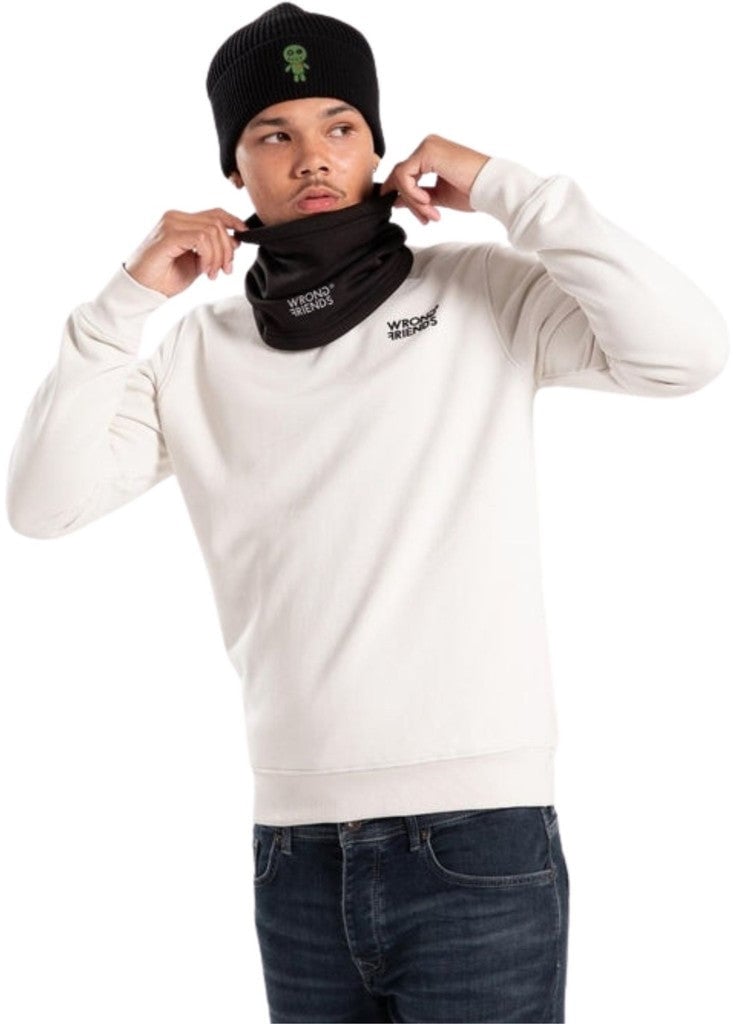 Wrong Friends NECK WARMER - BLACK Zwart