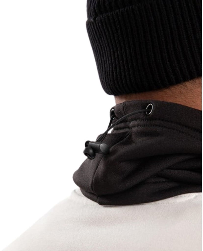 Wrong Friends NECK WARMER - BLACK Zwart