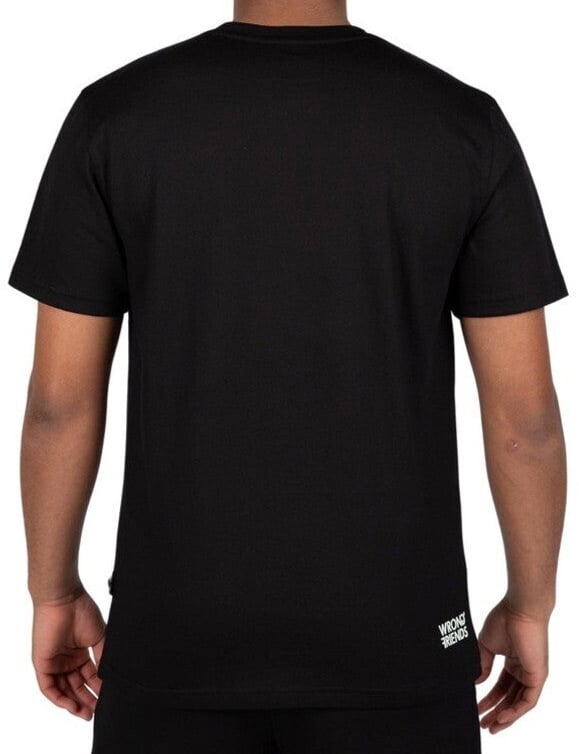 Wrong Friends NO GUTS NO GLORY T-SHIRT 2.0 - BLACK Zwart