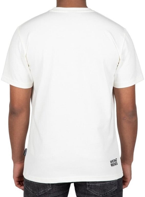 Wrong Friends NO GUTS NO GLORY T-SHIRT 2.0 - WHITE Wit