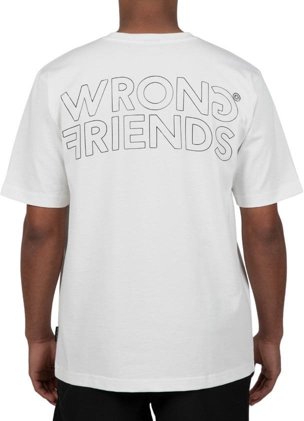 Wrong Friends NOME T-SHIRT - COCONUT WHITE Wit