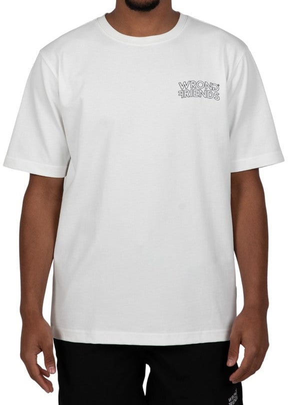 Wrong Friends NOME T-SHIRT - COCONUT WHITE Wit