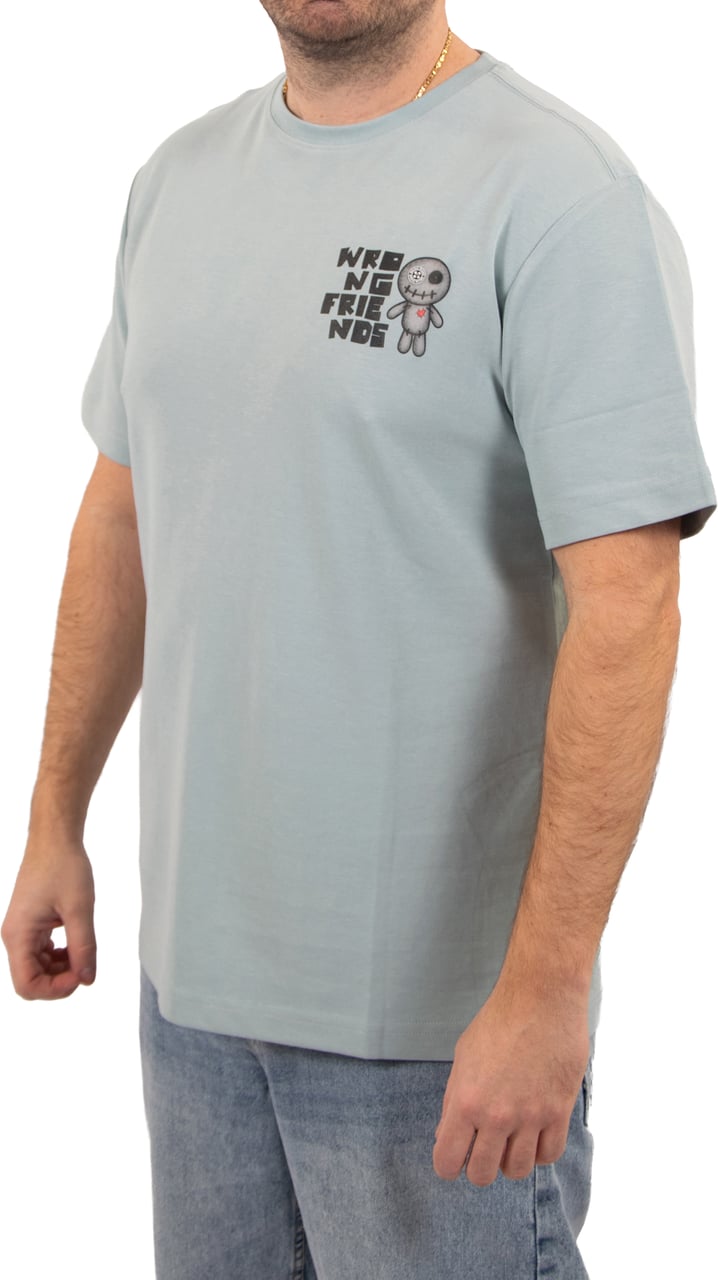 Wrong Friends Wrong Friends Ontario T-Shirt Regular Fit Blauw