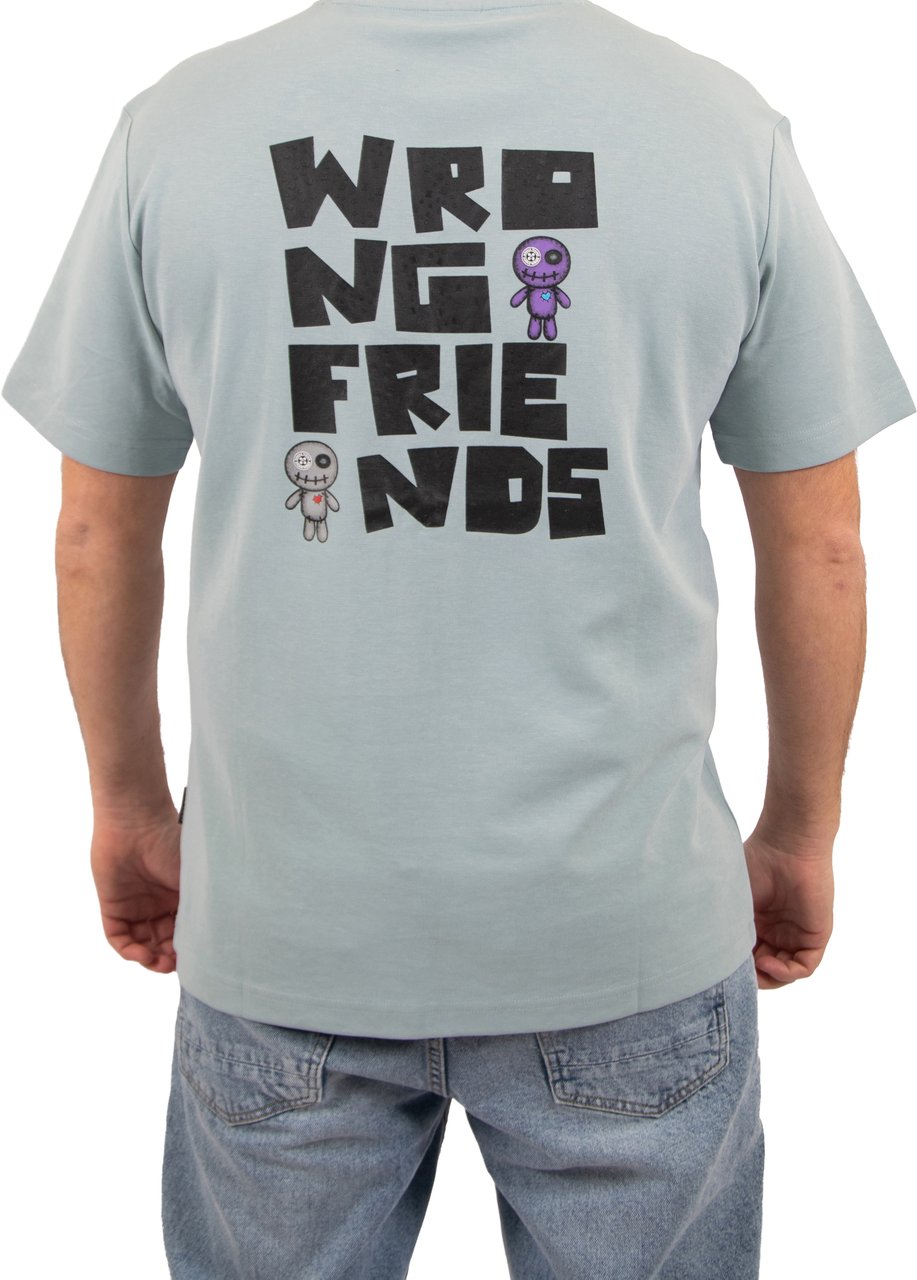 Wrong Friends Wrong Friends Ontario T-Shirt Regular Fit Blauw