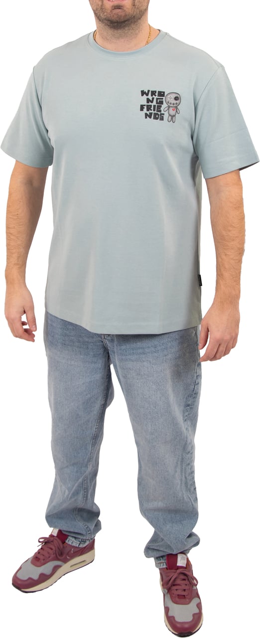 Wrong Friends Wrong Friends Ontario T-Shirt Regular Fit Blauw