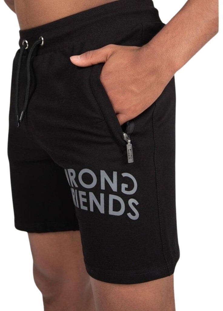 Wrong Friends ORLANDO SHORTS - BLACK Zwart