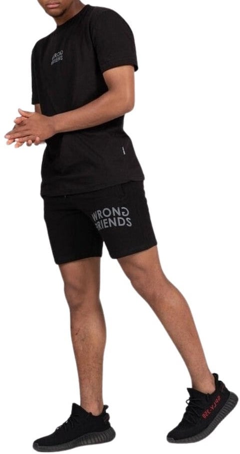 Wrong Friends ORLANDO SHORTS - BLACK Zwart