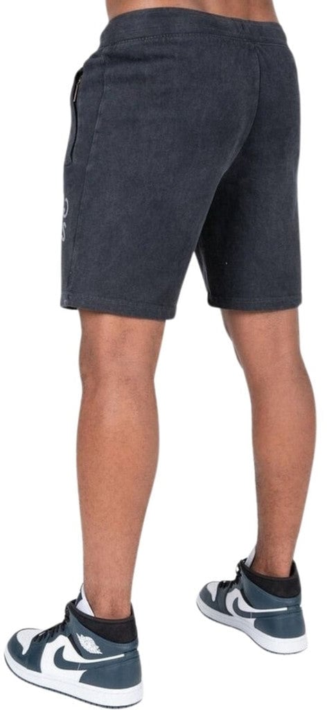 Wrong Friends ORLANDO SHORTS - DARK WASHED GREY Grijs