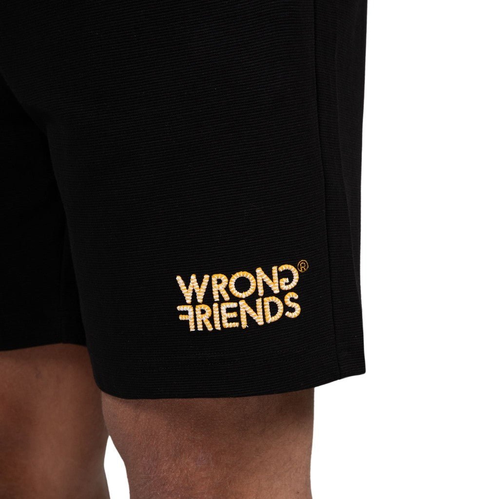 Wrong Friends OTHELLO SHORTS - BLACK Zwart