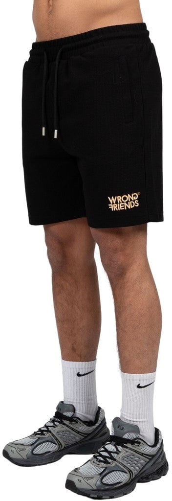 Wrong Friends OTHELLO SHORTS - BLACK Zwart