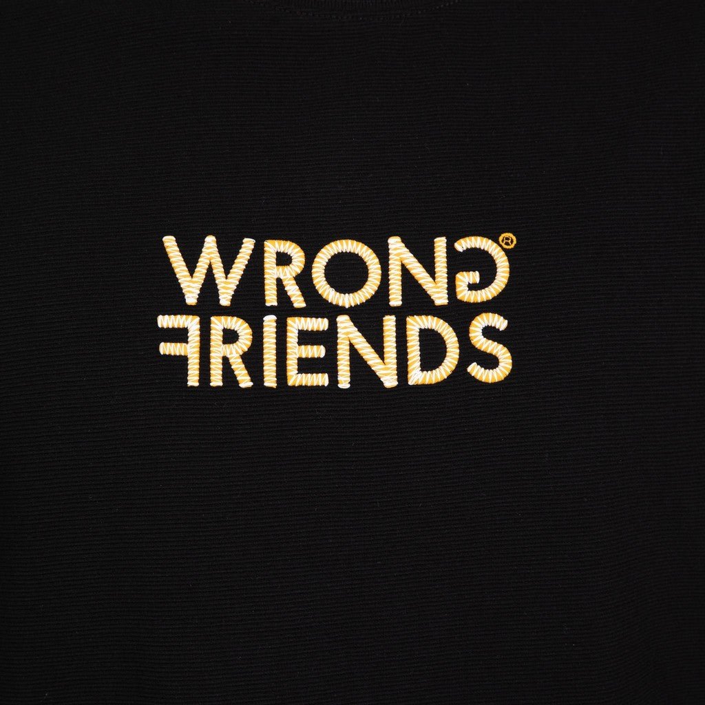 Wrong Friends OTHELLO T-SHIRT - BLACK Zwart