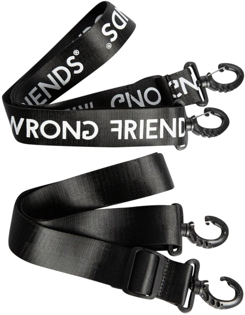 Wrong Friends PORTO CROSSBODY BAG - BLACK Zwart