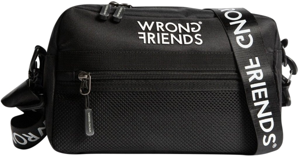 Wrong Friends PORTO CROSSBODY BAG - BLACK Zwart
