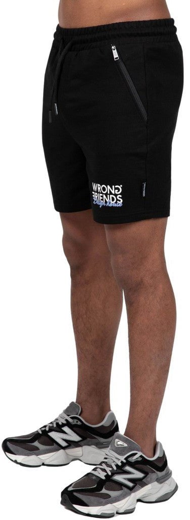 Wrong Friends POTENZA SHORTS - BLACK Zwart