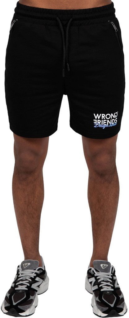 Wrong Friends POTENZA SHORTS - BLACK Zwart
