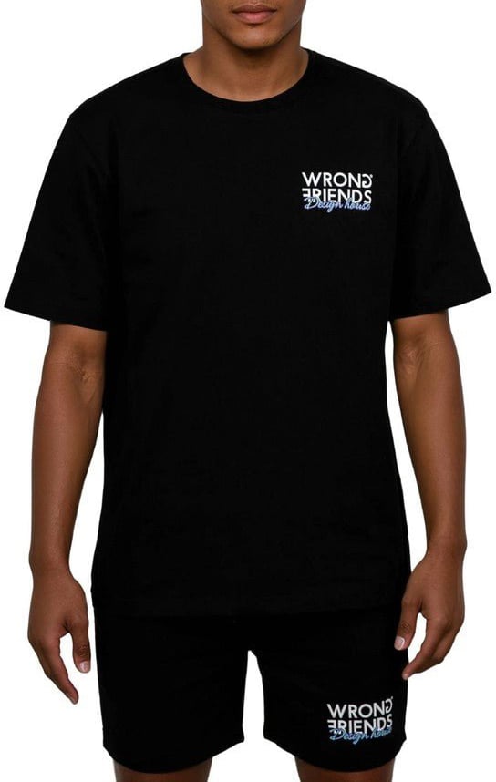 Wrong Friends POTENZA SHORTS - BLACK Zwart