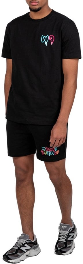 Wrong Friends PRATO T-SHIRT - BLACK Zwart
