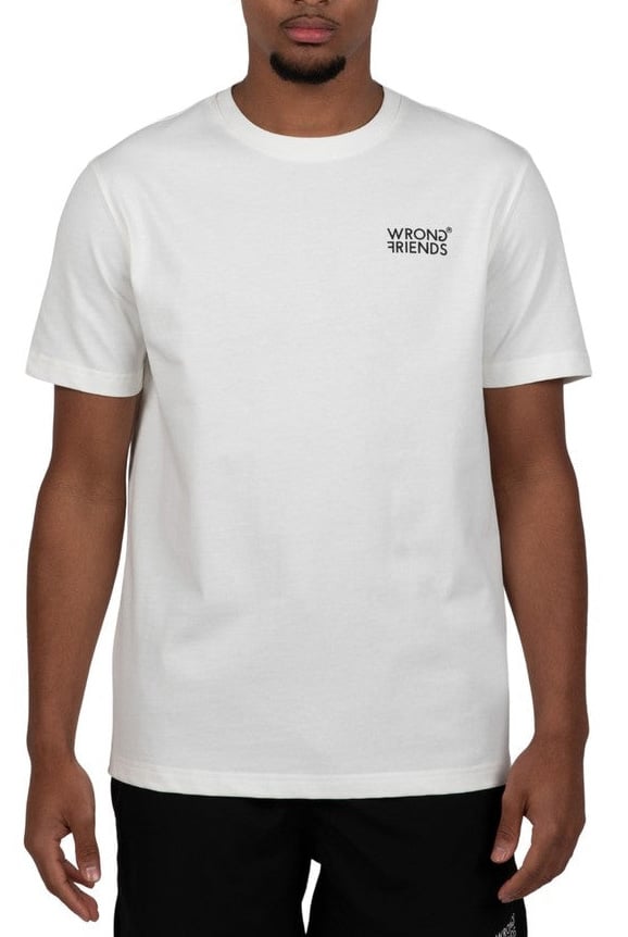 Wrong Friends RABDAN T-SHIRT - COCONUT WHITE Wit