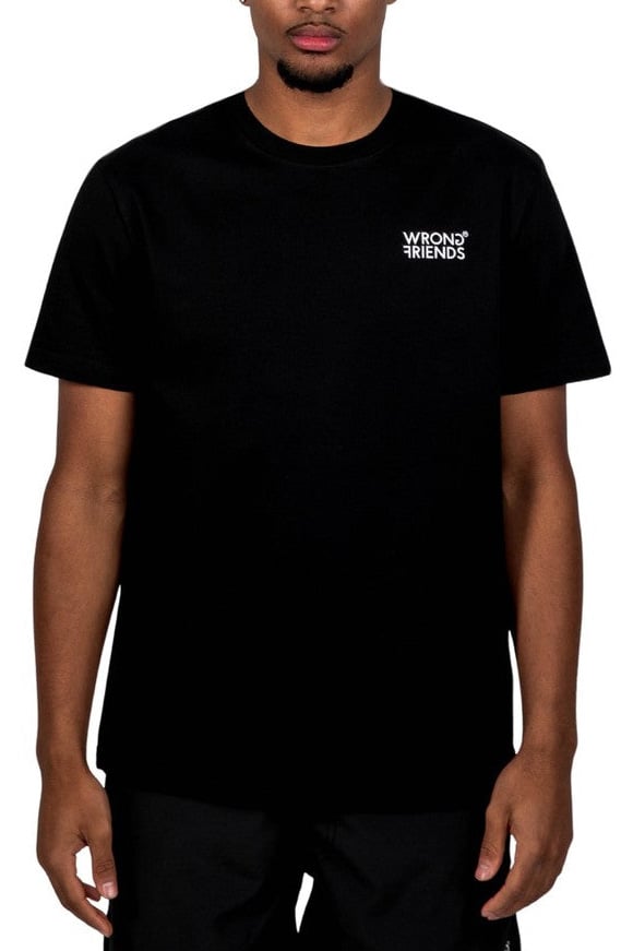 Wrong Friends RABDAN T-SHIRT - BLACK Zwart