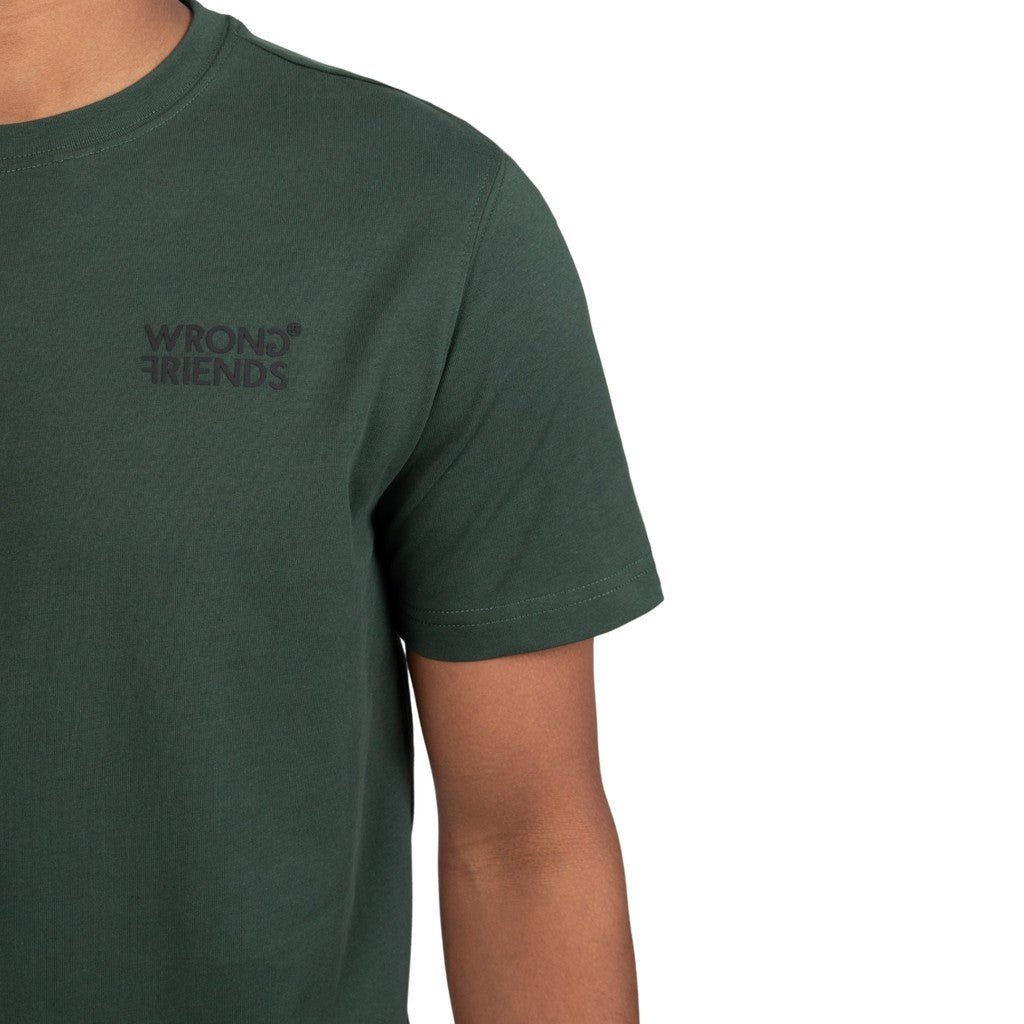 Wrong Friends RABDAN T-SHIRT - DARK GREEN Groen