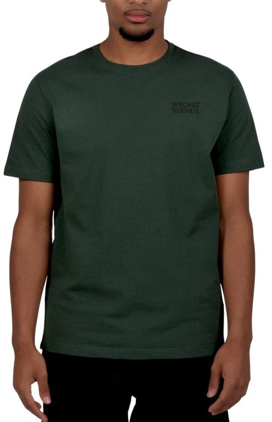Wrong Friends RABDAN T-SHIRT - DARK GREEN Groen