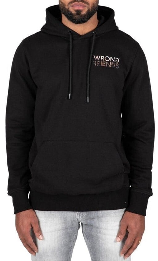 Wrong Friends RAMSEY HOODIE - BLACK Zwart
