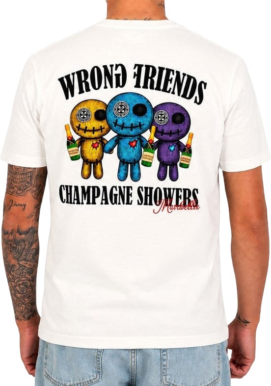 Wrong Friends RENO T-SHIRT - COCONUT WHITE Wit