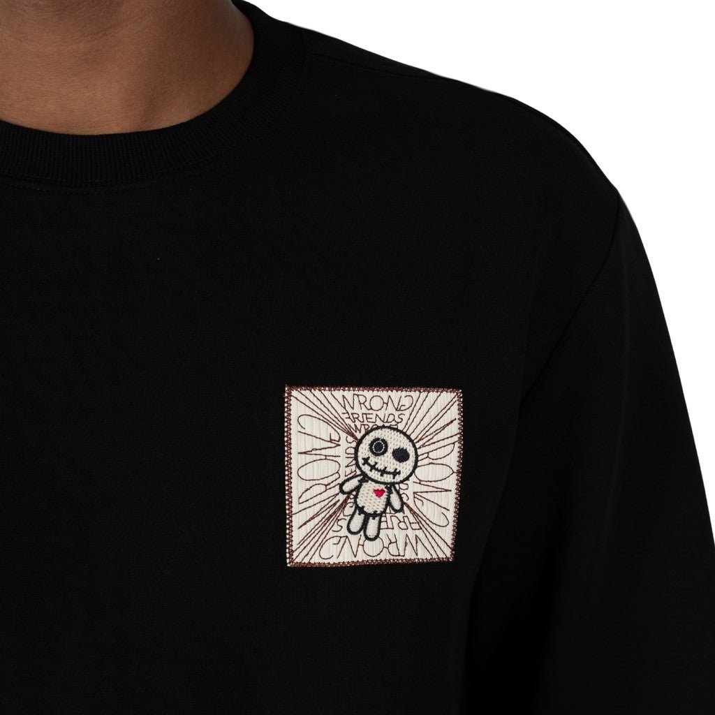 Wrong Friends RIO BRAVO SWEATER - BLACK Zwart