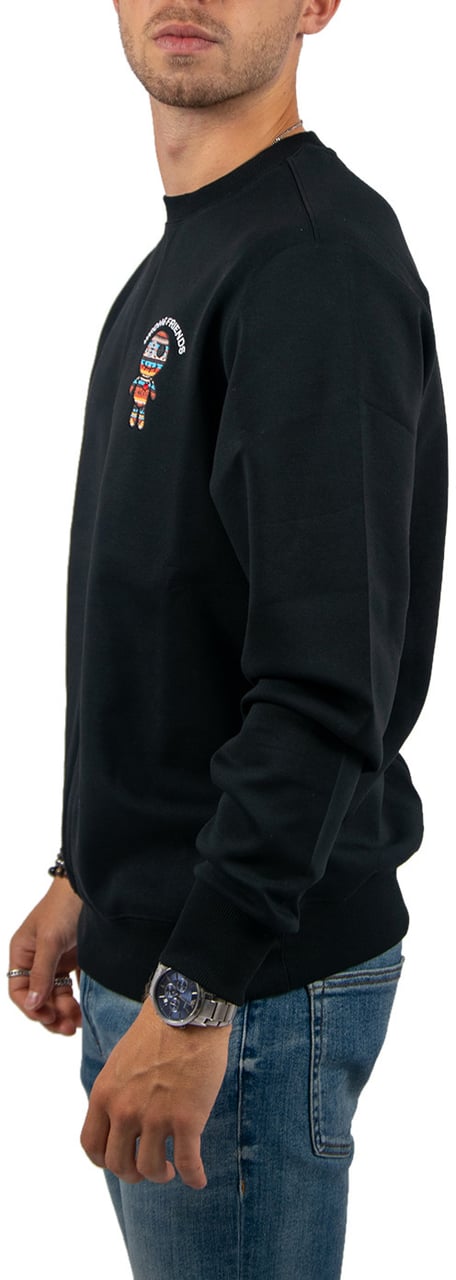 Wrong Friends San Benito Sweater Regular Fit Zwart