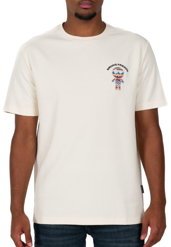Wrong Friends SAN BENITO T-SHIRT - BEIGE Beige