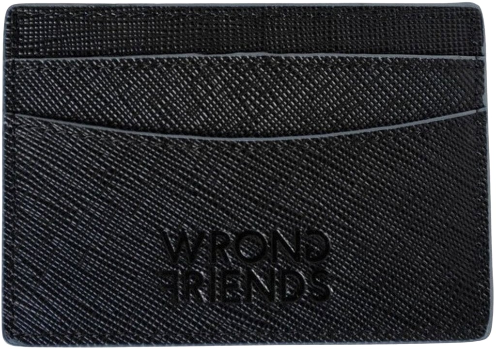 Wrong Friends SAN REMO CARDHOLDER - BLACK/NARDO GREY Grijs