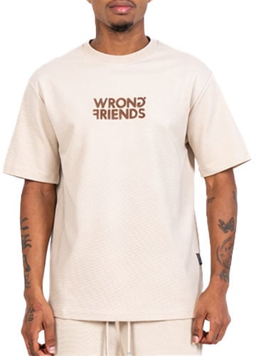 Wrong Friends Santiago T-Shirt Beige