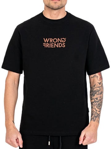 Wrong Friends Santiago T-Shirt Zwart