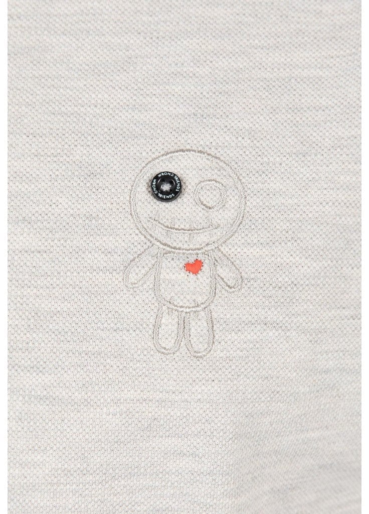 Wrong Friends SICILIA POLO T-SHIRT - BEIGE Beige