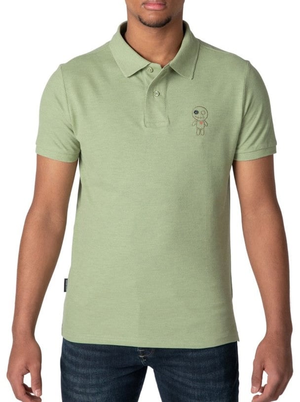Wrong Friends SICILIA POLO T-SHIRT - GREEN Groen