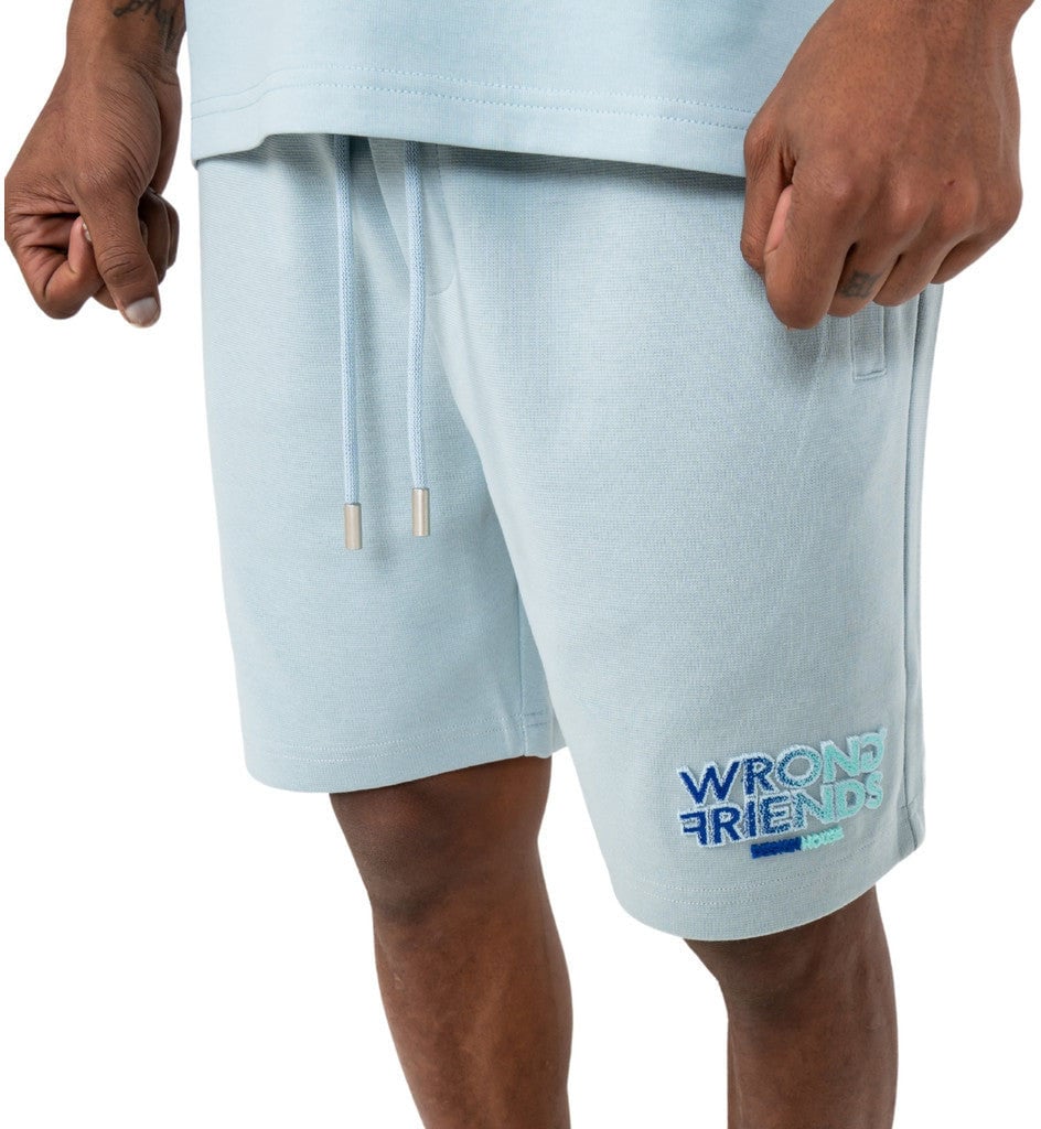 Wrong Friends SIMI VALLEY SHORTS - LIGHT BLUE Blauw