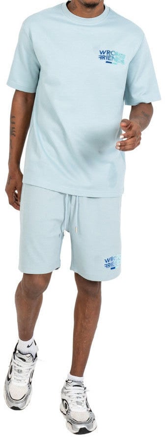 Wrong Friends SIMI VALLEY SHORTS - LIGHT BLUE Blauw