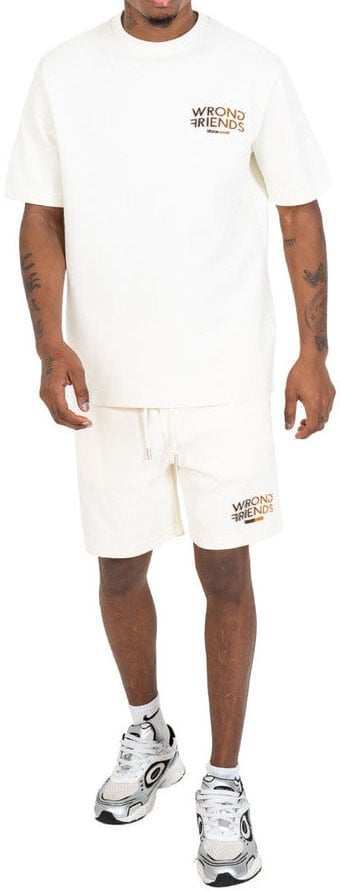 Wrong Friends SIMI VALLEY T-SHIRT - BEIGE/BROWN Beige