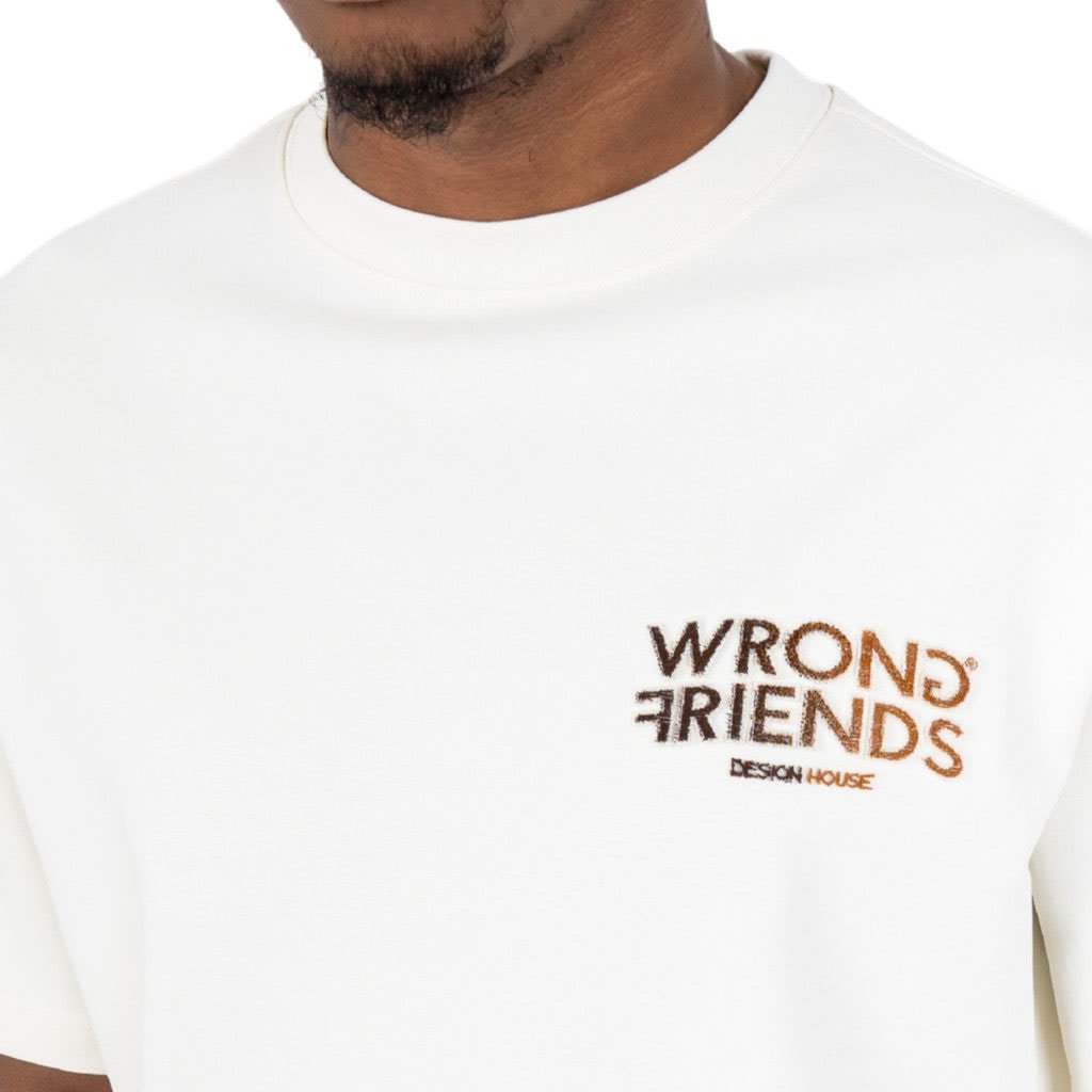 Wrong Friends SIMI VALLEY T-SHIRT - BEIGE/BROWN Beige