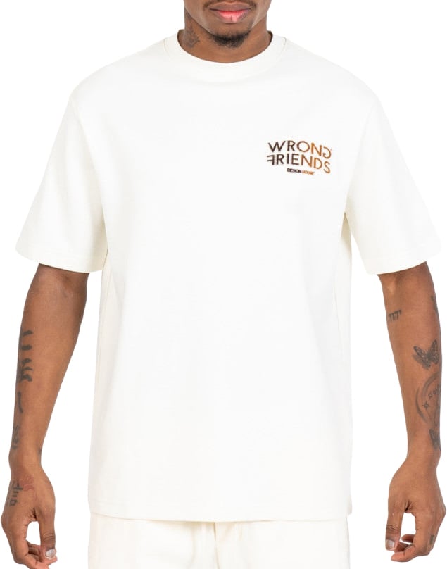 Wrong Friends SIMI VALLEY T-SHIRT - BEIGE/BROWN Beige