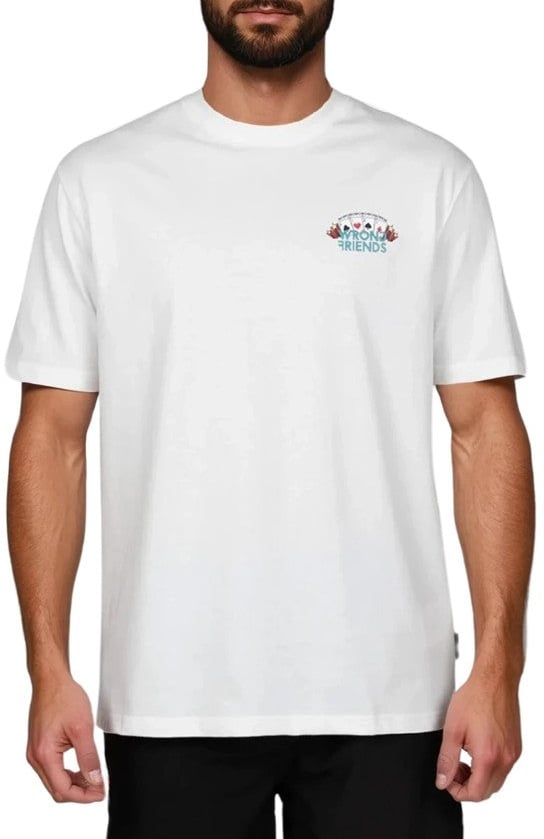 Wrong Friends SLOAN T-SHIRT - COCONUT WHITE Wit