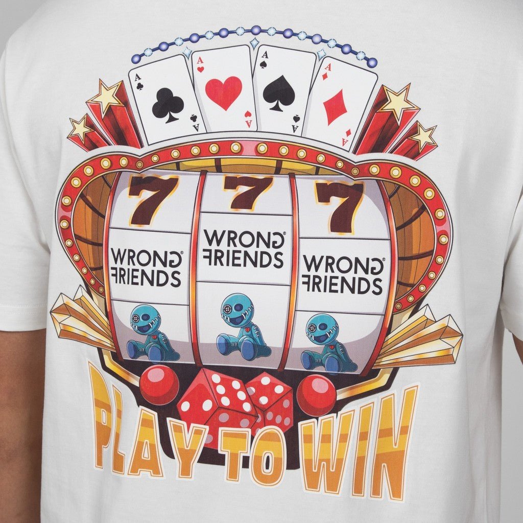 Wrong Friends SLOAN T-SHIRT - COCONUT WHITE Wit