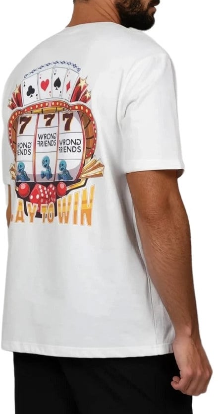 Wrong Friends SLOAN T-SHIRT - COCONUT WHITE Wit