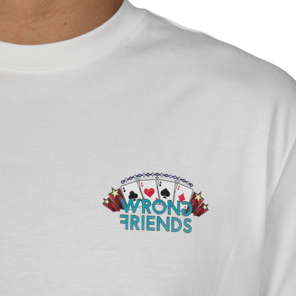 Wrong Friends SLOAN T-SHIRT - COCONUT WHITE Wit