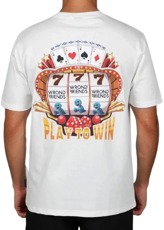 Wrong Friends SLOAN T-SHIRT - COCONUT WHITE Wit