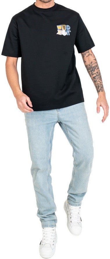 Wrong Friends SOCIAL CLUB T-SHIRT - BLACK Zwart