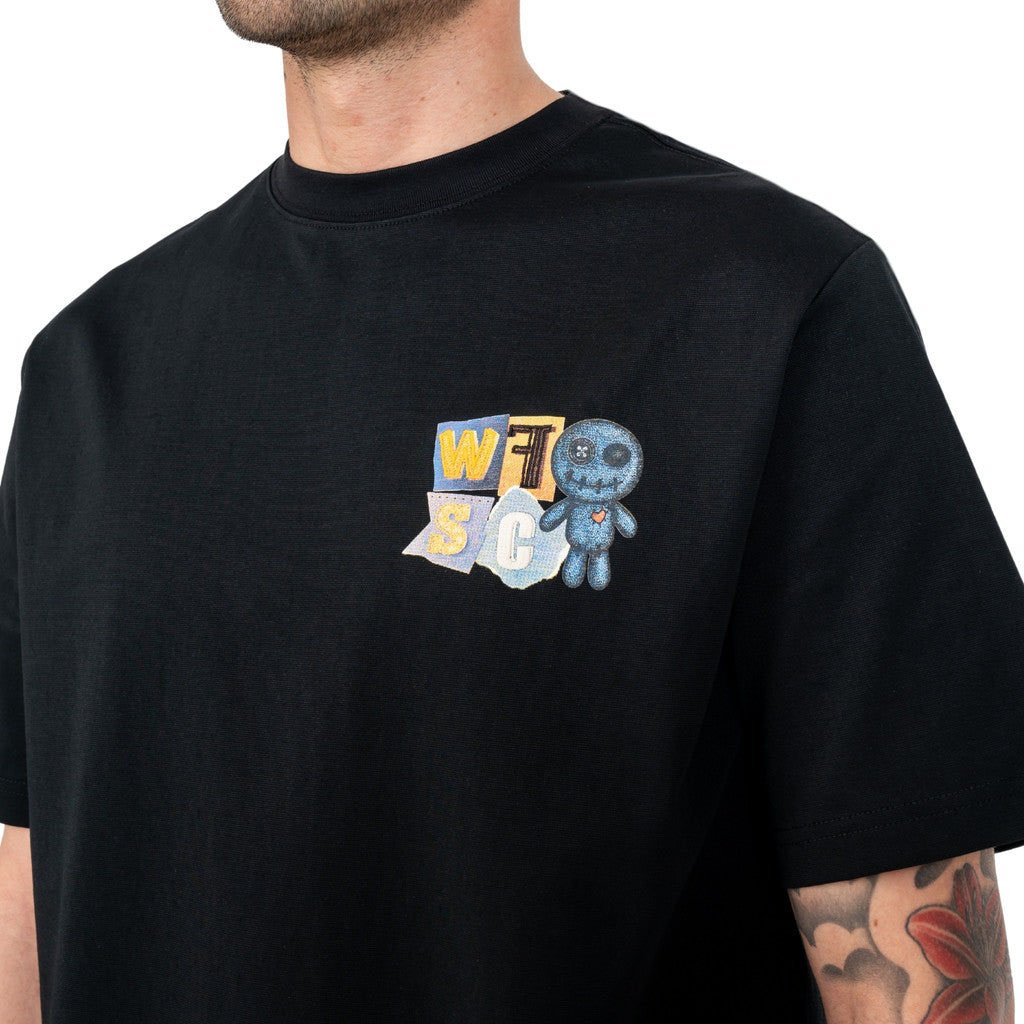 Wrong Friends SOCIAL CLUB T-SHIRT - BLACK Zwart